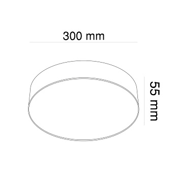 Светильник потолочный Maytoni Zon C032CL-L43W4K 38Вт LED