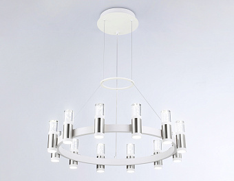 Люстра подвесная Ambrella COMFORT LineTech FL6205 72Вт 12 лампочек LED