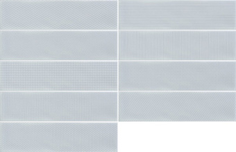 Настенная плитка WOW Gradient 109164 Decor Blue Matt 7,5х30см 0,444кв.м. матовая