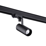 Трековый светильник Novotech PORT 358254 10Вт LED чёрный для трёхфазного трека