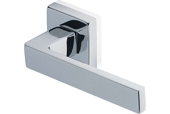 Дверная ручка нажимная MORELLI LUXURY HORIZONT-SQ CRO хром