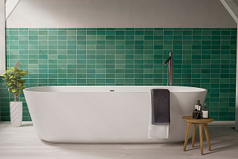 Настенная плитка WOW Fez 117132 Emerald Gloss 6,25х12,5см 0,328кв.м. глянцевая