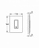 Панель смыва GROHE Skate Cosmopolitan Glass 38846mf0 белый/хром