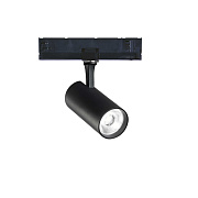 Трековый светильник IDEAL LUX FOX 302553 15Вт LED чёрный для трёхфазного трека