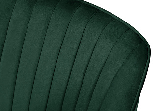 Кухонный стул AERO 50х63х82см велюр/сталь Dark Green