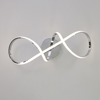 Светильник потолочный Eurosvet Fold 90112/1 хром 80Вт LED