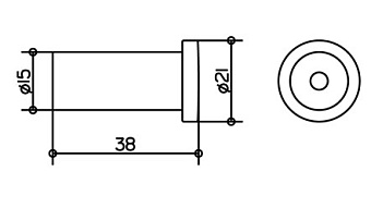 Крючок Keuco Plan 14916010000 хром