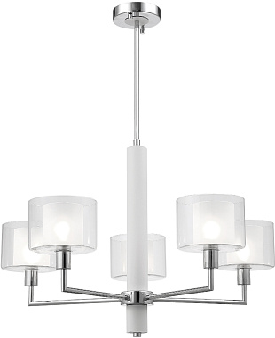 Люстра подвесная CRYSTAL LUX MAESTRO MAESTRO SP-PL5 CHROME 300Вт 5 лампочек E14
