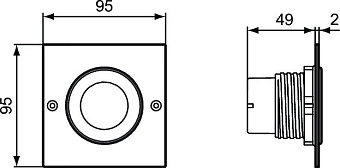 Панель смыва IDEAL STANDARD PROSYS SEPTA PRO R0135MY stainless steel