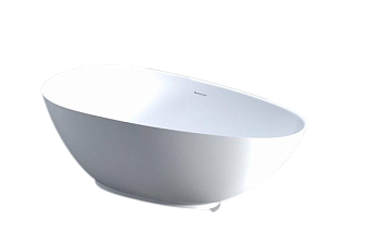 Ванна каменная SALINI PAOLA 101611SMRH S-Stone матовая 160х77см отдельностоящая