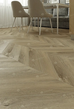 Виниловый ламинат Alpine Floor Дуб Синистра Chevron ECO 18-6 600х127х5мм 43 класс 1,68кв.м
