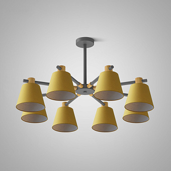 Люстра потолочная ImperiumLOFT Naturaay 177990-26 480Вт 8 лампочек E27