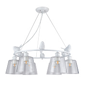 Люстра подвесная Arte Lamp PASSERO A4289LM-6WH 40Вт 6 лампочек E27