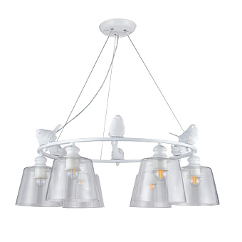 Люстра подвесная Arte Lamp PASSERO A4289LM-6WH 40Вт 6 лампочек E27