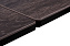Кухонный стол раскладной AERO 80х120х77см закаленное стекло/керамика/сталь Dark Oak
