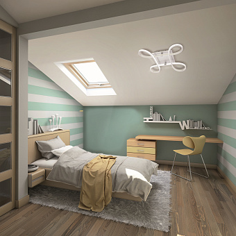 Люстра потолочная Mantra KNOT LED 4990 40Вт 4 лампочек LED