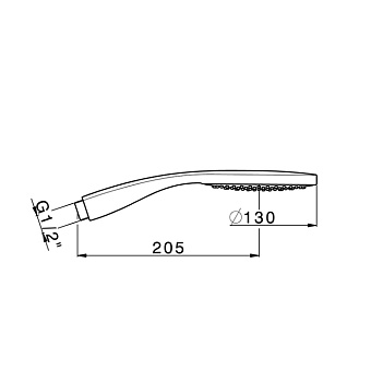 Ручной душ Cisal Shower DS01433021 хром