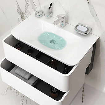 Тумба под раковину подвесная AM-PM Sensation M30FHX0802WG 48,5х80х51,5см