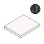 Плитка для ступеней Atlas Concord Италия Marvel Dream AO92 Grigio I. Scalino Ang. 37,5х37,5см 0,141кв.м. матовая