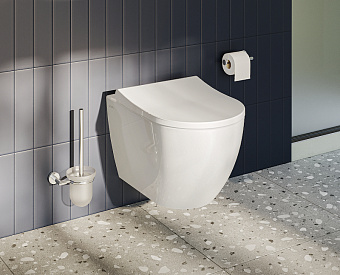Унитаз подвесной VITRA Mia Round 7510B003-0075 безободковый без микролифта