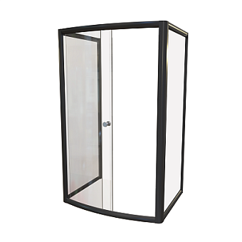 Угловое ограждение RADOMIR Диана 1-09-6-0-0-0140 172х95см стекло прозрачное