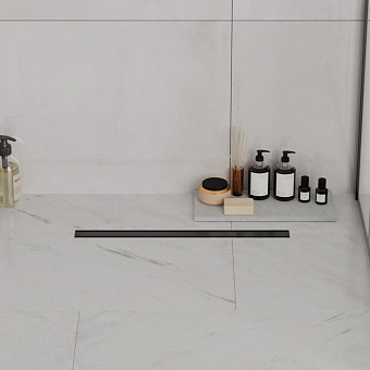 Душевой лоток Paini CH500SLC 50х50см горизонтальный сток с решёткой под плитку и опорами