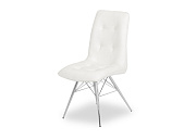 Кухонный стул AERO 56х45х93см сталь/экокожа White