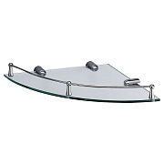 Полка в ванную угловая WASSERKRAFT K-544 1-ярусная 29х29см хром