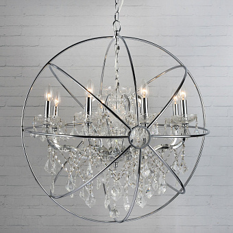 Люстра подвесная Loft It Foucaults Orb Crystal Loft1896/8 320Вт 8 лампочек E14