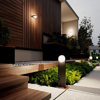 Светильник фасадный Odeon TILDA 6652/12WL 12Вт IP65 LED чёрный