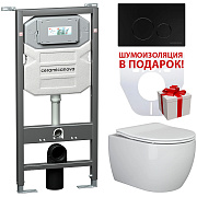 Инсталляция с унитазом Ceramica Nova PLAY CN3001_1001B_1000