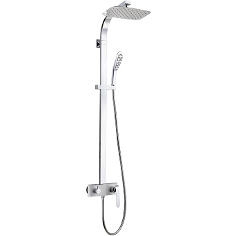 Душевая система LEMARK Melange LM4960CW белый/хром