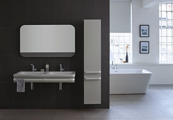 Пенал подвесной IDEAL STANDARD TONIC II R4315FA 30х35х173,5см glossy light grey