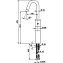 Смеситель для раковины Cisal Step ST00254021 хром