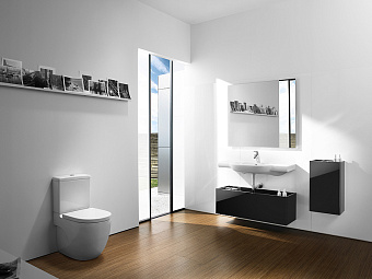 Унитаз напольный ROCA Meridian N 342248000 ободковый без сиденья