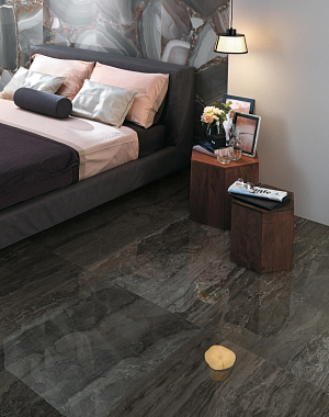 Лаппатированный керамогранит Atlas Concord Италия Marvel Edge AEN8 Absolute Brown Lappato 60х30см 1,26кв.м.