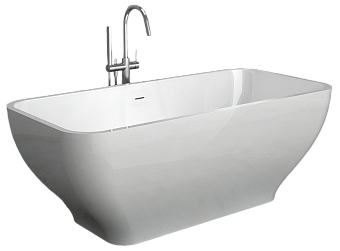 Ванна акриловая Abber AB9220 170х70см отдельностоящая
