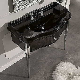 Раковина подвесная Kerasan Retro 105004 nero*1 100х54,5см