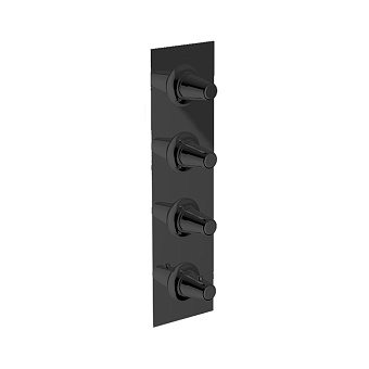 Смеситель для душа Cisal Vita VI01V30040 чёрный (матовый)