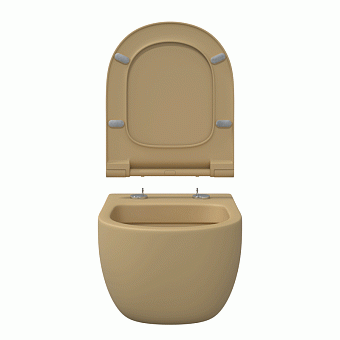 Унитаз подвесной BERGES EGO XL 083211 безободковый с микролифтом