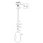 Светильник подвесной Maytoni Mabell P013PL-01G 60Вт E27