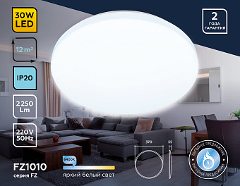 Люстра потолочная Ambrella ORBITAL Air FZ1010 30Вт 1 лампочек LED