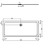 Душевой поддон IDEAL STANDARD ULTRAFLAT S K8304FT 80х180см