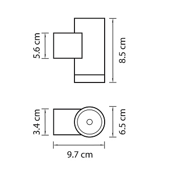 Светильник архитектурный Lightstar Paro 350607 50Вт IP65 GU10 чёрный