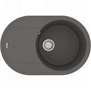 Мойка кухонная LEMARK LACHA 760 9910059 50х76см серый шелк
