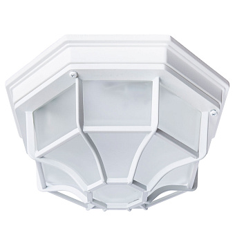 Светильник архитектурный Arte Lamp PEGASUS A3100PL-1WH 60Вт IP44 E27 белый
