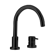 Смеситель для раковины Cisal Less New LN00125040 чёрный (матовый)