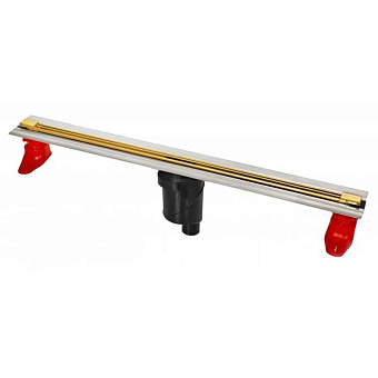 Щелевой душевой трап BERGES SUPER Slim 92055 103х12,5см вертикальный сток