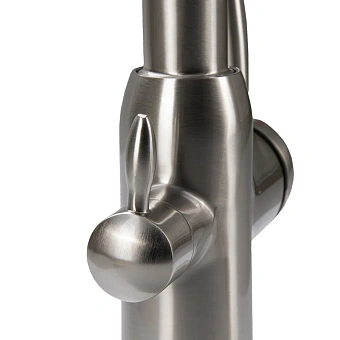 Смеситель для кухни Maxonor MN4399-5 поворотный излив серебристый