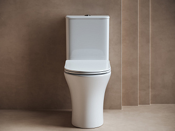 Унитаз напольный Ceramica Nova FORTUNA CN9001 безободковый с микролифтом